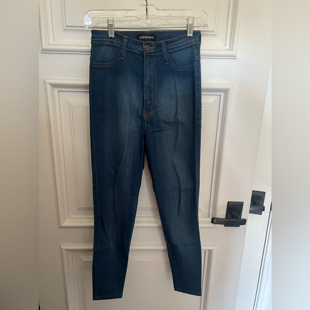 Fashion Nova high-waisted skinny jeans (petite)